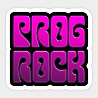 Prog Rock • Retro Styled Design Sticker